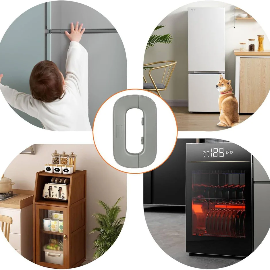 Heavy-Duty Fridge Door Lock